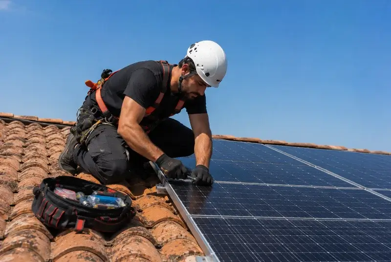 Maintenance et monitoring de panneaux solaires à Saint-Vincent-de-Paul